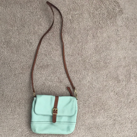 FOSSIL small mint crossbody bag - Picture 7 of 7
